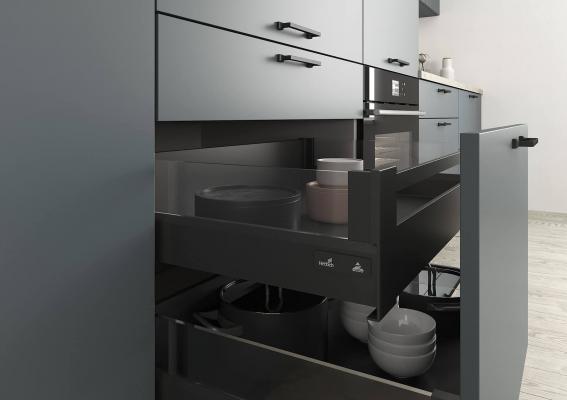 ArciTech короб с надставкой внутренний Designside "Антрацит"