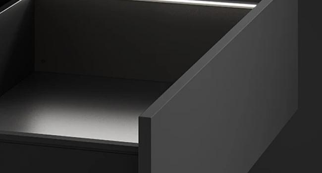 Профиль с акцентной подсветкой для ящика legrabox