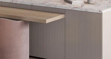 Фасады с вертикальной фрезеровкой