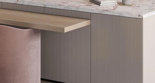 Фасады с вертикальной фрезеровкой