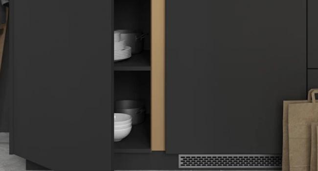 Профиль volpato gola в цвете матовое золото