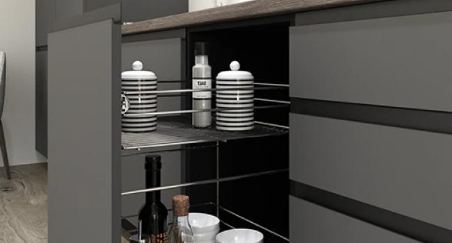  Скрытые ручки-профили для фасадов из плиты МДФ