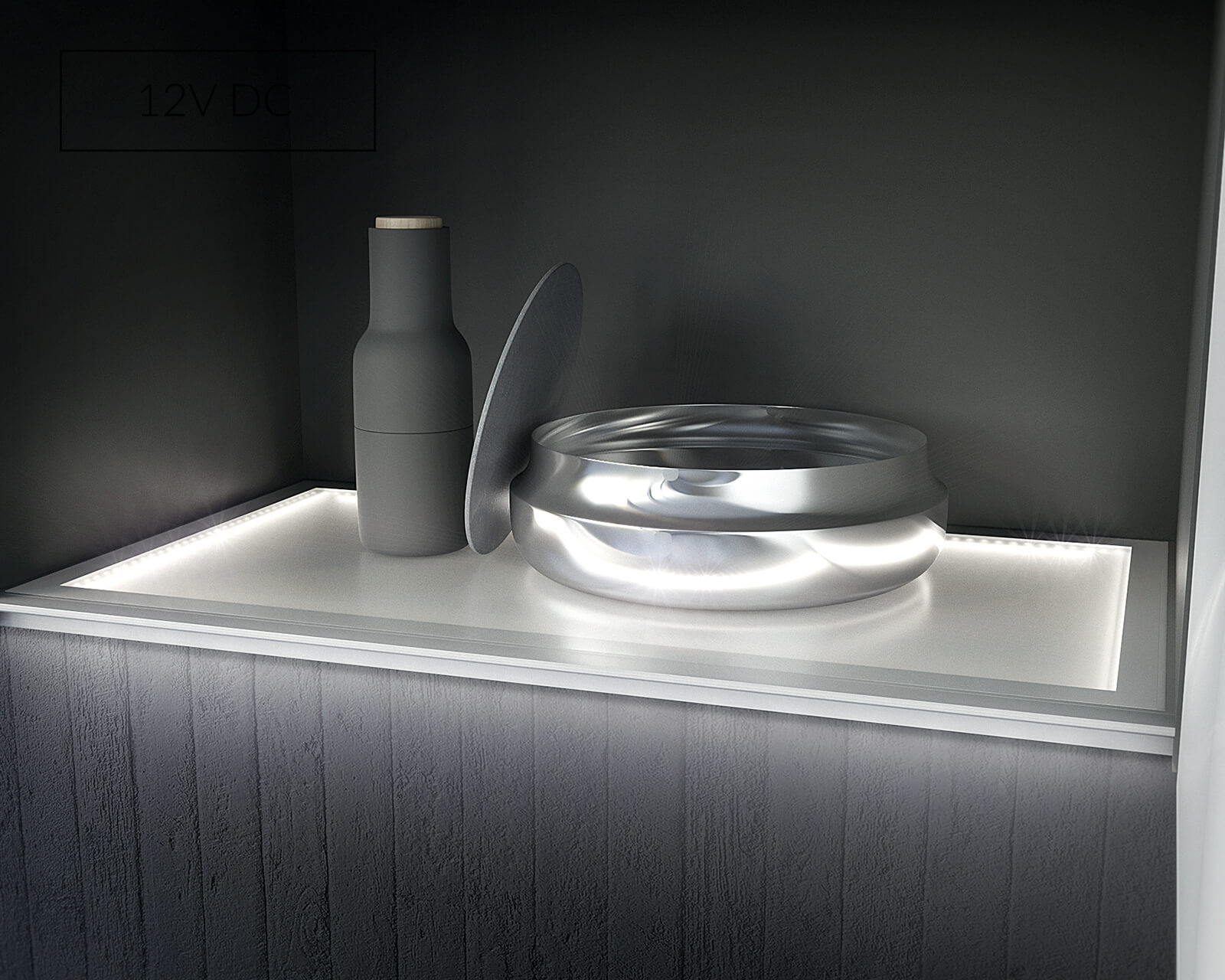 Полка HLT c подсветкой LED