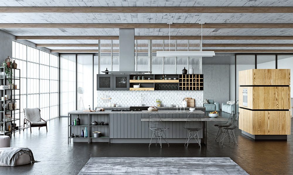 kuhnya loft eko