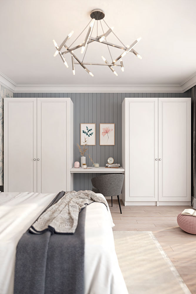 Гардеробный шкаф SMART White